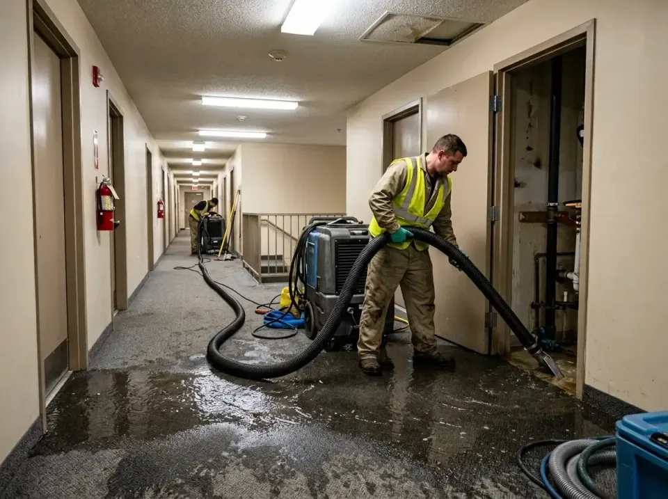 multi-unit-apartment-hallway-f-005 — frequently asked questions, Emergency Burst Pipe Water Extraction & Removal in New Mark…